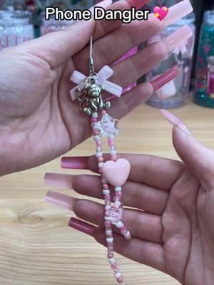 Let’s pack up this super cute Phone Dangler 💖 #packingorders #order #orderpacking #phonecharm #beads #beadwork #SmallBusiness #businessowner 