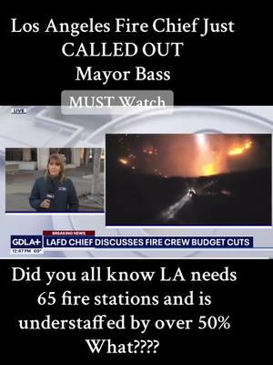 So 1-10-25 and #lafire #losangeles #wildfire #fire #malibu #pacificpalisades #california #santamonica #losangelesfire   The fire chief just outed #lamayor Mayor Bass . All residents of #la need to watch 