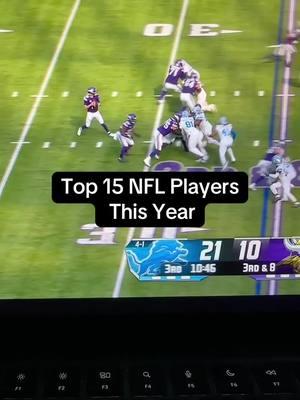 Do you agree?? #top100 #nfl #nflfootball #nfltop10 #nfltop100 #justinjefferson #tjwatt #derrickhenry #peneisewell #zackbaun #vikings #ravens #cfb #NFLPlayoffs #afcnorth #lamarjackson #football 