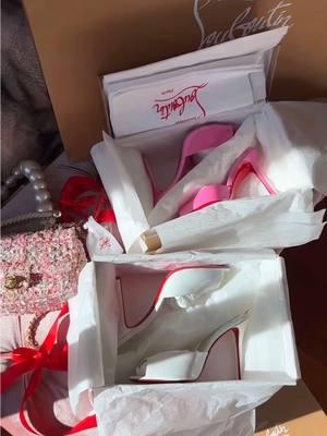 Barbie has a great day every day… 🤍 #minihaul #christianlouboutin #medolly #barbieshoes #stiletto #fashion #nyc