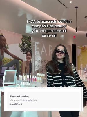 si quieres monetizar tu rutina de belleza conmigo escríbeme ✨😍 #networkmarketing #farmasimakeup #beautycontentcreator #belleza #fyp #miamicontentcreator 