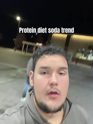 Trying Protein diet soda 👀 #protein #dietsoda #zerosugar #trend #motivation #gasstation #highproteindiets #proteinshake #weightloss 