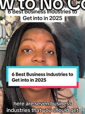 6 of the Best Business Industries to enter into in 2025 👍🏾 Don’t Miss out on starting a great business 🛑 Check out business TikTok: @Grandiose Grant Services  #businessowners #smallbusinesstiktok🔥 #smallbusinessowner #business #businesstiktok #business2025 