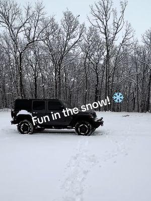 Having some fun in my Jeep!❄️🤍 #jeep #wrangler #rubicon #snow #fun #girlswannahavefun 