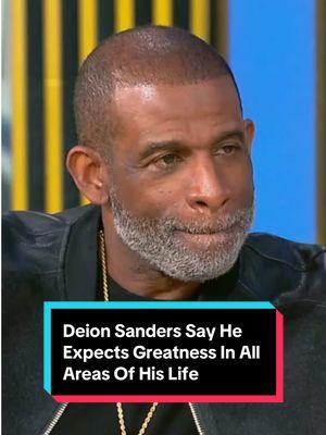 In a Daytime Exclusive interview, #deionsanders opens up about the confidence that has carried him through life and expecting greatness in every area. #tamronhall #tamronhallshow 