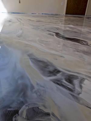 House Walkthrough with Epoxy Flooring! We used FX Gloss Flooring for this Marble Look.#resin #flooring #epoxyfloor