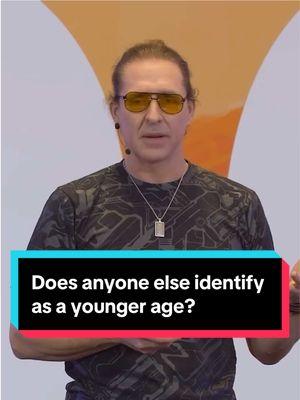 Does anyone else identify as a younger age? #DaveAsprey #biohacker #biohacking #age #biologicalage #chronologicalage