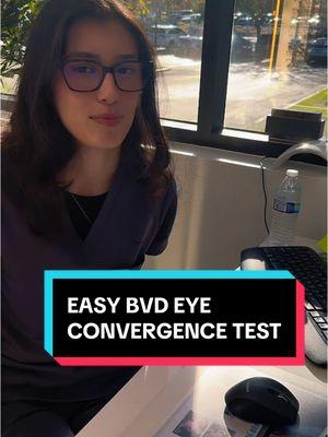 Struggling to focus your eyes? Here’s an easy convergence test you can try at home! Hold a tape measure to your nose. Try crossing your eyes and focusing on the numbers. The closest point where your eyes can still see as one is called the Near Point of Convergence (NPC). The number should be single and you should see two tape measures crossing at that number.  Why is this important? If your NPC is farther than the norm (5cm/2.5in), it could be a sign of Convergence Insufficiency (CI) or Binocular Vision Dysfunction (BVD). Symptoms of poor NPC include: 	•	Blurry vision 	•	Double vision 	•	Headaches 	•	Difficulty reading or concentrating 	•	Eye strain Checking your NPC can provide insight into issues that may be affecting your daily life, especially tasks like reading, driving, or working on a computer. What’s the norm? A healthy NPC should be around 5cm from your nose. If yours is beyond this range, it may be time to see a behavioral optometrist for an evaluation! Let us help you! Book your consultation with Vivid Visions Optometry, Inc. in Valencia, California, or schedule a virtual therapy session with us! 👉 Visit: www.vividvisionsoptometry.com/appointments #BinocularVisionDysfunction #ConvergenceTest #NearPointOfConvergence #EyeStrain #DoubleVision #Headaches #VisionTherapy #Optometry #ValenciaCalifornia #VirtualTherapy #VividVisionsOptometry