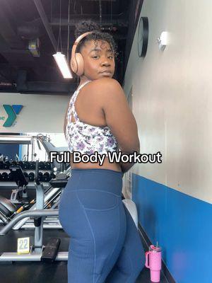 Full Body Workout… #foryou #exercise #faith #growth #godfidence #littlemrsgodfidence #workout #workoutroutine #gym #GymTok #fittik #blackfitness #blackhealth #wellness #mom 