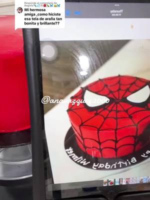 Respuesta a @Begoña🩴💦🎂🌺🦜🦋 👑🦋 #paratiiiiiiiiiiiiiiiiiiiiiiiiiiiiiii #spiderman #cake #telarañas #dulcedeleche #anavazquez2000 #tendencia 