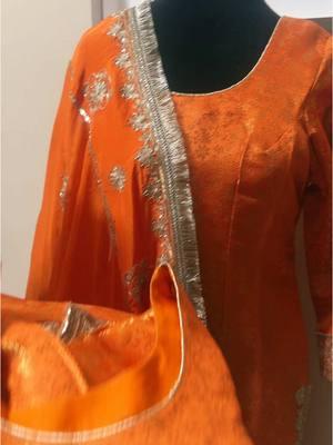 Coustmized mother-daughter combo for Lohri 🔥🔥 #shukranaguruji #seattleboutique #punjabioutfit #TikTokShop #salwarsuit #lohri #orangesalwar #jaiguruji #punjabisuit 