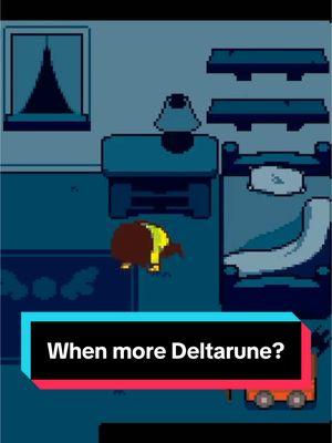 Chp 3 & 4 release date…? (In the meantime I’ll be playing Deltarune 1 & 2 LIVE this weekend so come by get and get refreshed!) #TTLGCSpotlight #undertale #deltarune #dess #tobyfox 