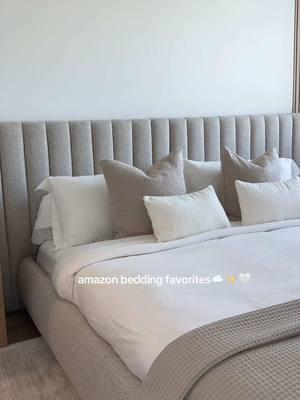 amazon bedding favorites☁️✨ super cozy totally recommend!! #amazonfinds #amazonhome #amazonhomefinds #bedding #beddingdecor #Home #homedecor #viralvideo #foryoupage 