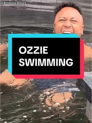 sometimes you just gotta let your man go swimming in his koi pond in the dead of winter 🎥: @ozziealbies @Andreia.Albies #baseball #wholesome #fish #funny #ozziealbies 