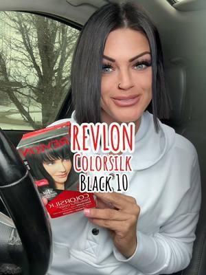 Replying to @Mama P gorgeous black hair #blackhair #revloncolorsilk #boxdye #boxhairdye #black10 #myhair #shinyhair #healthyhair @revlon 