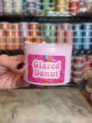 Glue-all thickies are back in action!!🍩🩷🫶🏻✨ Have a FEELING this one is going to be a popular one tonight!!! #slimesbygrace #slimemaking #slimeshop #SmallBusiness 