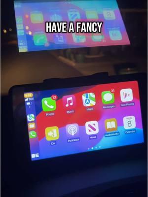 Now We Can Be Fancy!!!!!!  #TikTokShop #carplay #screen #car #carscreen #screen #wirelesscarplay #spotlightfinds #viral 