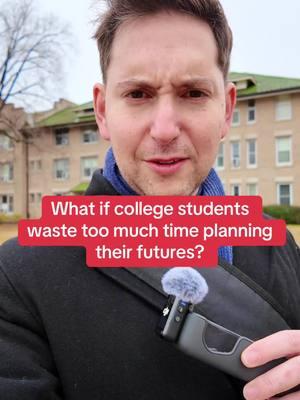 No matter how much time the 18-year-old version of me spent  “planning my future,” he would have never guessed 20 years later he’d be interviewing a famous child psychologist about parenting in the building next door. So… yeah… what makes you think you’ll be any better at predicting your future? #collegeadvice #dukestudents #professor 