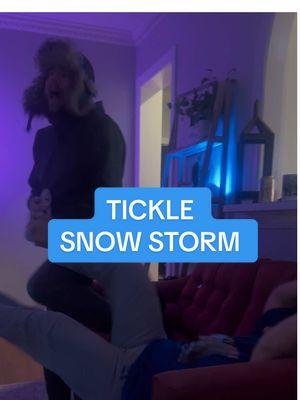 100% chance of tickles!!! @Priscilla Harris Bateman  #snowstorm #snowmageddon #snowday #tickle #ticklemonster #friendshipgoals 