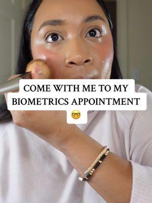 Come with me to my biometrics appointment for my green card 🤓🤍 #latinaenusa #latinacontentcreator #greencard #greencardjourney #excited #happy #grateful #biometricsappointment #grwm 