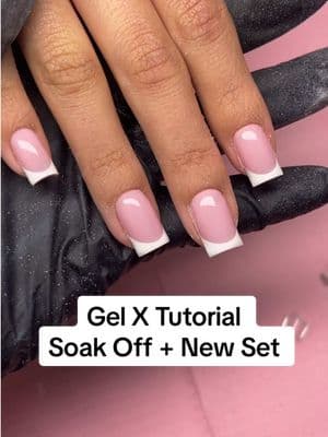 The base color is just TAKING it there 😍 | Gel X Tutorial : Soak Off + New Set #gelxnailtech #gelxnails #gelxtutorial #gelx #soakoff 