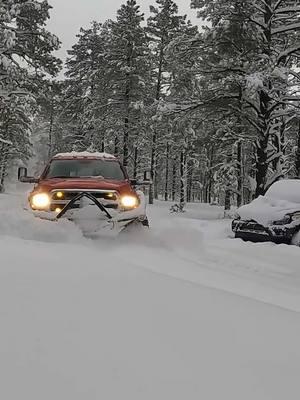 Just rescuing Boy Scouts in an Arizona blizzard #murphysdiesel #offroadrecovery #offroadrescue 