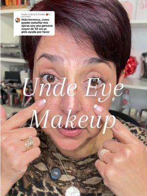 Replying to @Bella & Cookie ❤️ Under Eye Makeup✨😉 #undereye #undereyemakeup #makeup #makeuptips #makeupsolutions #womens #matureskin #carmen_beautys 