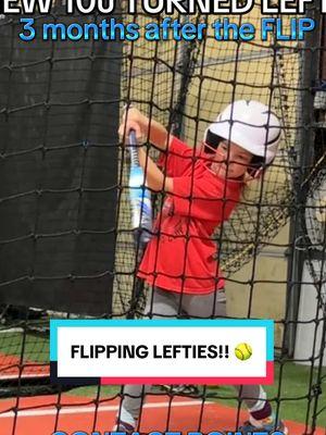 What do you think is the best age for a kiddo to flip to lefty? This young gun is first year 10u and she is doing amazing. #softball #lefty #softballlife #hitting #slapping #leftside 