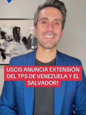 USCIS ANUNCIA EXTENSIÓN DEL TPS DE VENEZUELA Y EL SALVADOR!!! Contáctanos a Nuestros Números  NYC ➡️ 332-330-9442 HOUSTON➡️713-839-0639 WhatsApp 📲 332-330-9433  #abogadosebastiansimon  #abogadolatino  #immigrationlawyer  #abogadodeinmigracionennewyork  #houstonimmigrationlawyer  #newyorkimmigrationlawyer  #abogadodeinmigracion  #comunidadlatina  #immigrationreform #immigrationnews #dominicanosenusa  #newyorklawyer #chilenosenusa #venezolanosenusa🇺🇸 #greencard  #inmigrantes #colombianosenusa #latinosennewyork #latinosenusa #latinosentexas #latinosenhouston #asilopolitico  #vawa #visau #ecuatorianosennewyork