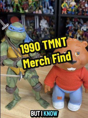 Weird TMNT merch is the BEST TMNT merch! Check out this random find and thanks to 2nd Time Around for showing this off last year. #tmnt #tmntmovie #toys #actionfigures #nostalgia #90skids #80stoys 