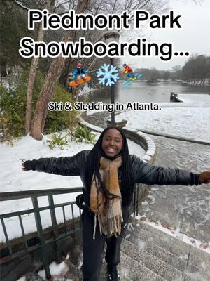 Today was the absolute best in Atlanta got to experience the snow. I had thr best time snowboarding and skiing in Piedmont Park. I feel like a child again because we don’t get a lot of snow here. #fyp #foryoupage #atlanta #georgia #snowpocalypse #georgiastateuniversity #emory #georgiatech #spelmancollege #kennesawstateuniversity #snow #snowstorm #snowboarding #ski #skiing #downtownatlanta #piedmontpark #midtownatlanta #cau #ga #snowday 