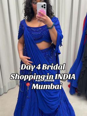 DAY 1,3,5 POSTED ON YOUTUBE‼️ Today was by far the most successful day 🤩  I may or may not have found THE dress 🤫👀  #bridalshopping #weddingdress #lehenga #desibride #2025bride #bridallehenga #mumbai #indiatrip #indiavlog #desigirl #browntiktok #browngirl 