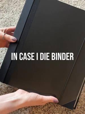 If your 2025 goal is to organize - this one’s for you. And yes, I know it’s *when* I die but I’m still in my 30s hence my wording. 🙃 @Savor for the win with this product! 👏🏼  #organize #incaseidie #incaseigomissing #organization #organizedhome #organizationhacks #organizationtips #tiktokmademebuyit #TikTokShop #savor #savorbinder #momlife 