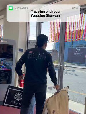 Traveled with a sherwani, but those creases tried to steal the show! 🧳✨  No steamer? No problem! #nazranaa #steam #nosteamer #travel #destinationwedding #indianwedding #groomhack #hacks #hotshower