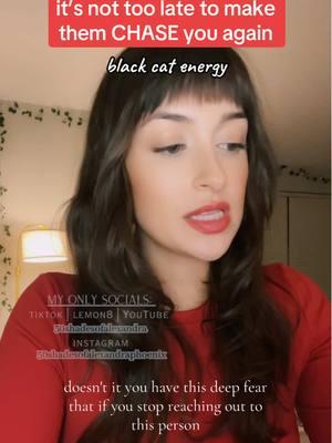 it’s not too late to make them CHASE you again #blackcatenergy #feminineenergy #divinefeminine #divinefeminineenergy #femmefatale #makehimobsessed #obsessedwithyou #lawofattraction #manifestingmethods #spirituality #witch 