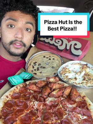 Pizza Hut The Best Pizza 🍕? #foodies #foodasmr #fastfood #foodtiktok #mukbang #pizzahut #foodreview #foodies @TOOM Garlic Dips 