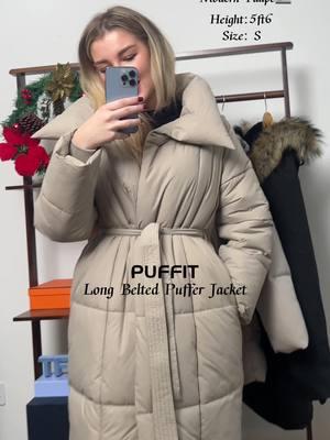 Long belted Puffer Jacket🤎🤎#PufferJacket #WaterRepellent #WinterGear #tiktokholidays #PufferSeason #perfectday #tiktokholidayhaul #puffit #gogg #testedforyou #winterfashion #waterrepellent #pufferjacket #cozy #winteroutfit #perfectdays #winterjacket #puffervest #brandselect 