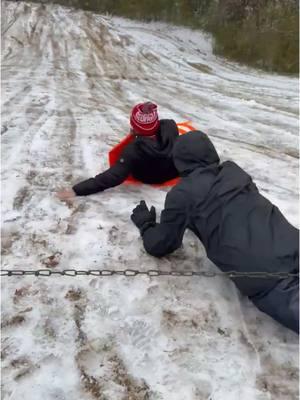 Traffic cones make amazing sleds #uga #universityofga #universityofgeorgia #georgia #godawgs #athens #athensga #ga #snow #snowday #winter 