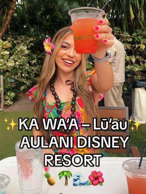 Come enjoy the KA WA‘A – A Lū‘au at Aulani Disney Resort! It was out first time getting to experience this luau and it was absolutely amazing. #aulani #aulanidisneyresort #aulaniluau #aulanihawaii #oahuhawaii @G 