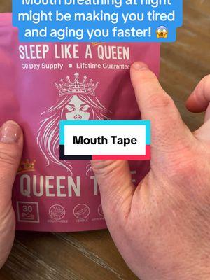 Improve your sleep with Queen Mouth Tape, designed to help you wake up feeling refreshed and energized. These gentle, hypoallergenic adhesive strips promote nasal breathing, reduce snoring, and ensure restful sleep every night. With a breathable, skin-friendly design and 30 strips per pack, you’ll enjoy a month of regal rest! ✅ Hypoallergenic & Gentle ✅ Promotes Nasal Breathing ✅ Reduces Snoring ✅ Comfortable & Breathable Sleep like royalty and take control of your nighttime routine with #QueenTape! #SleepLikeAQueen #RestfulNights #NasalBreathing #SleepAid #Hypoallergenic #SnoringSolution #BetterSleep #Wellness Mouth tape, best mouth tape, queen mouth tape, mouth tape benefits, benefits of using mouth tape