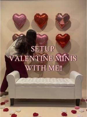 Setup Valentine Minis with me💗!!  #minisession #photographer #ValentinesDay #cupid #Love