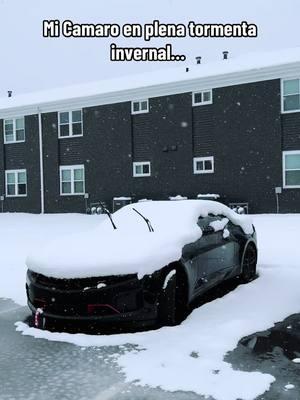 -El mundo del exterior está lleno de peligros mi amor. 🥺♥️ #fyp #parati #nieve #viral #camaro #camarors #chevy 