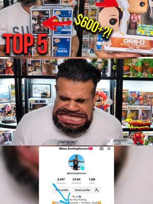 New YouTube video is up!!!! Trying to get more consistent on these! These are my top 5 Expensive gaming Funko pops in my collection!!! Go check it out!!! #funkopoppursuit #bootlegheroes #funkopop #funko #gamingfunko #funkogames #funkograil #grail #grail #popsontherise 