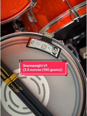 Since 2009, Snareweight has been handcrafting drum tone enhancers in the USA for drummers everywhere.  Today, they continue their lineup of enhancers with the V1 100gm dampener.  The V1 is a dampener built to slightly take the ring out of your drum and focus the sound yet not take away the fully rounded tone you worked so hard to create. It does just that and does it well. I'm enjoying this one.  Enough talking! Let’s take a deeper look at the features. Snareweight 3.5oz V1 Features: “After a couple of years of testing, Snareweight is stoked to have wrapped up our Vegan Leather model, the V1. It is weighted with a 3.5-ounce (100-gram) chrome body, a magnet, felt, and strong vegan leather. We here at the shop think it dampens in a new way, kind of in between our M1b and our Brass #5 model, and are loving the fact we took our M1 footprint and added the right amount of weight to get a dampened, full of tone, drum sound. Also, the chrome color matches most hardware and seems to belong, out of the way, and right along the rim of the hoop.” Sooooooo, What do you guys think? Did you kike it? Check out the post, and let's talk about it!  Okay. Byeeeee 🥁🤓❤️✌🏻  — #testabeatdrums #thedrumsultant #drumtuning #snaredrum #snare #drummer #vibe #geartok #drumtok #process #technique #fixxerupper #tuning #sound #CapCut #drumtuning #freshgearfriday #clarity #snaredrum #productdemo #innovation #creativity #sounds #dampen 