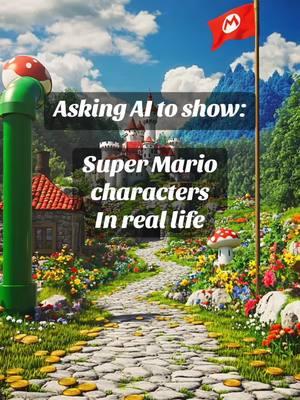 Super Mario characters in real life. Made with Midjourney and Runway #supermario #nintendo 