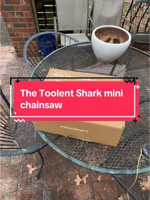 The Shark mini chainsaw brought to you by #toolant. It’s the best mini chainsaw I’ve used in the TikTok shop and I’ve used a bunch!  Here’s the full hashtag list for easy copying and pasting: #ToolTok #DIYProjects #PowerTools #ToolLovers #HomeImprovement #ToolTime #ChainsawLife #WoodworkingTools #YardWorkMadeEasy #HandyManTools #GenXDIY #Over40DIY #ToolsForLife #GrownUpProjects #SmartToolsForAdults #GenXLifeHacks #BackyardBoss #DIYHacks #OutdoorLife #EasyDIYFixes #WeekendProjects #FixItFast #AmazonFinds #TikTokMadeMeBuyIt #TrendingNow #BudgetFriendlyTools #ForYouPage #FYP #ViralTools #MustHaveTools #ToolAddict #YardToolTips #WeekendWarriorTools #GardeningMadeEasy #SmallButMighty #minichainsaw #unboxing 