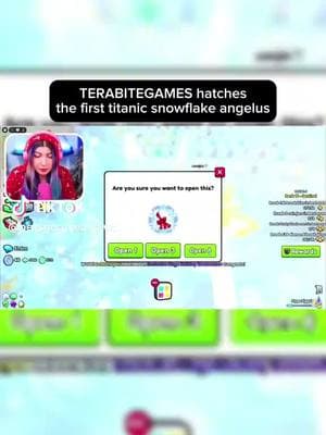 TERABITEGAMES hatches the first titanic snowflake angelus #ps99 #ps99roblox #fyp #titanic 