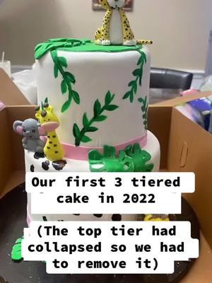 Honey, the GROWTH 😮‍💨😮‍💨 In 2022, we took on our first-ever 3-tier cake, thinking, ‘How hard can it be?’ We told the customer we were new to it but felt pretty confident we could pull it off.  Spoiler: we were wrong. The fondant fought us, the top tier fell apart, and by the end, we were THIS close to giving up on cakes altogether. That disaster was so traumatizing we vowed never to go beyond 2 tiers — and even those stayed small just to play it safe. Fast forward to 2024: we finally stopped letting past mess-ups hold us back. We decided it was time to actually learn from our mistakes instead of fearing them. And wow, did it change the game. Here’s your reminder: don’t let your failures stop you. Use them to fuel your growth instead. You never know what you’re capable of until you try again #cakejourney #bakersgrowth #fromfailtofab #learningthroughbaking #caketransformation #levelupcakes #tieredcakechallenge #cakelessons #behindthebakes #fondantfails #bakingwins #keepbaking #growthinbaking #cakedecorating 