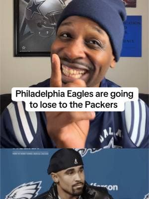 Philadelphia Eagles are going to lose to the Packers  #philadelphiaeagles #eaglesfootball #eaglesnation #flyeaglesfly #flyeaglesfly🦅 #jalenhurts #saquonbarkley #greenbaypackers #packers #packersnation #packersfan #nfl #nflfootball #nflnews #espn #football #footballtiktok 