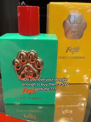 🐶 dolce and gabana just dropped doggie perfume 👀 would you buy? #dogsoftiktok #dogperfume #perfum #dogs #doggie #doggies #dolcegabbana #dolceandgabbana 